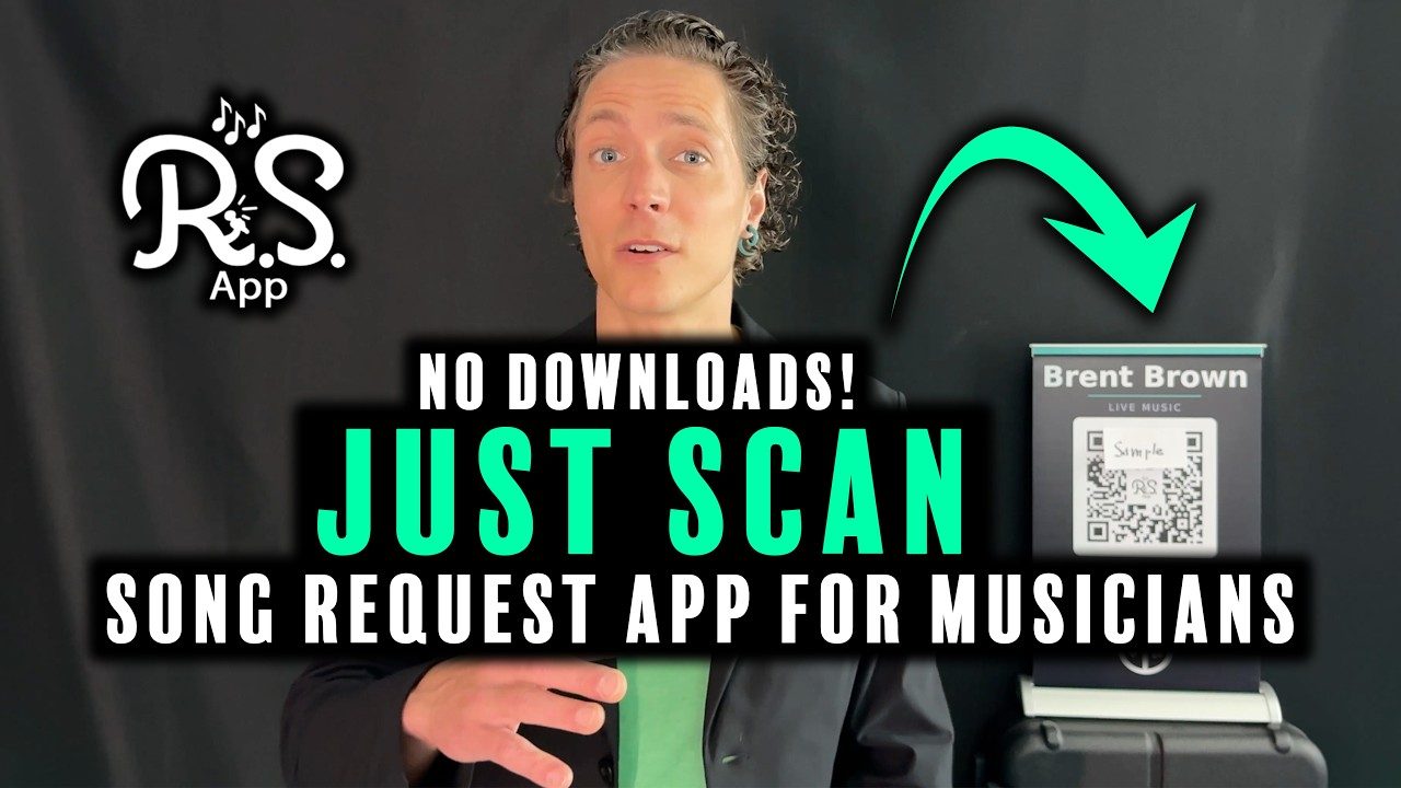 Requesting Songs App demo: no downloads, just scan